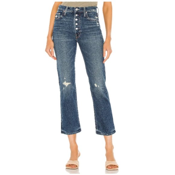 MOTHER | The Pixie Tomcat Ankle Jeans (Born to Bite) Size 32 NWT - Picture 1 of 15